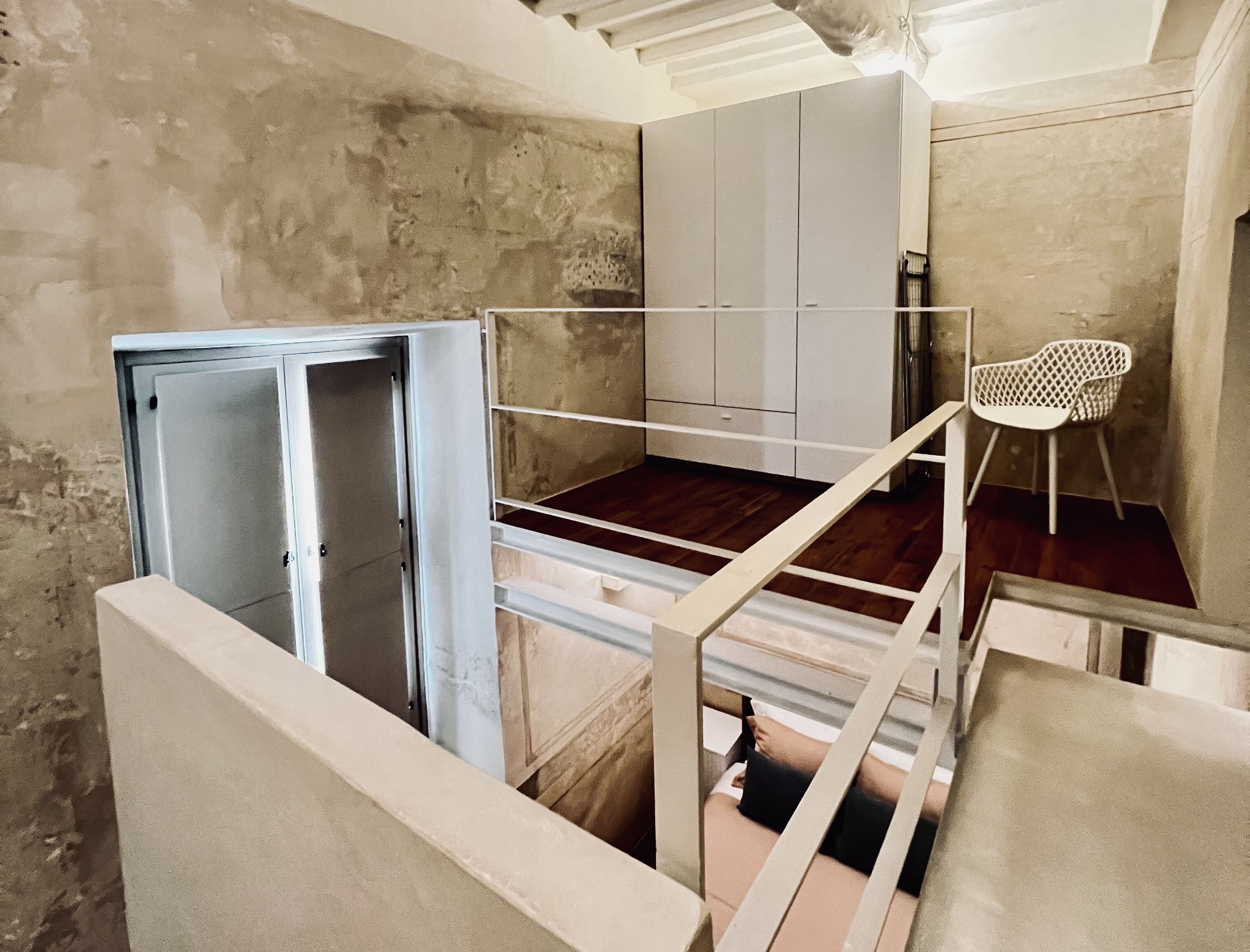 Dressing room and upper level
